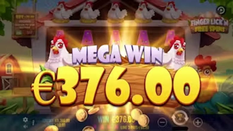 Finger Lick'n Free Spins Mega Win