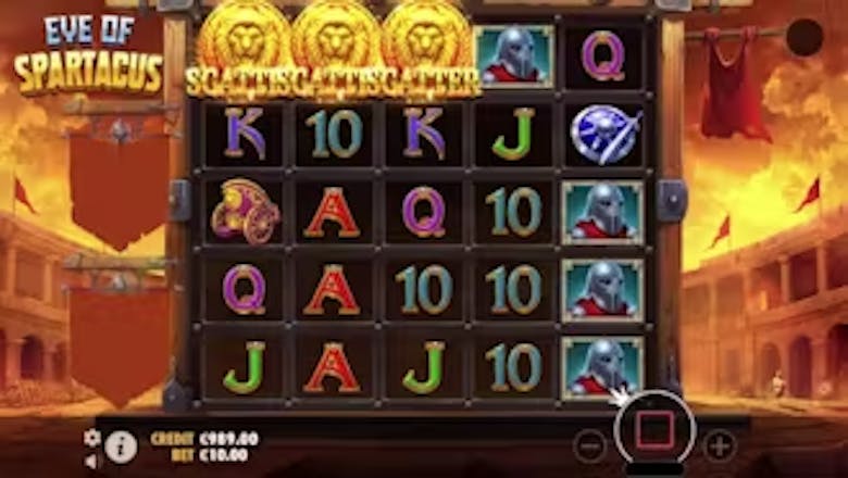 Eye of Spartacus Scatter Feature