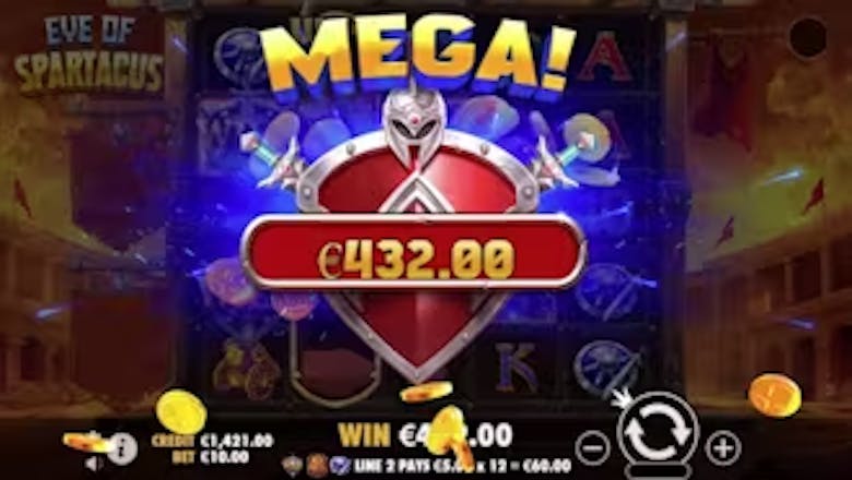Eye of Spartacus Mega Win