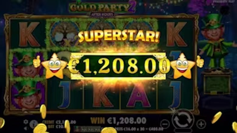 Gold Party 2 After Hours Mega Win