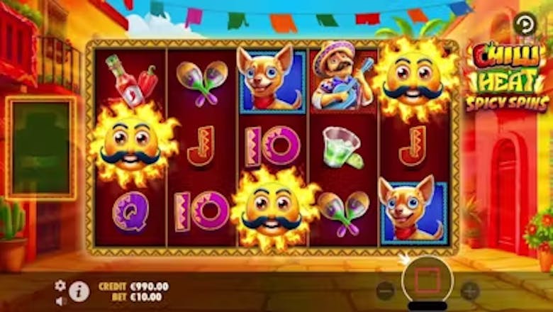 Chilli Heat Spicy Spins Bonus Feature