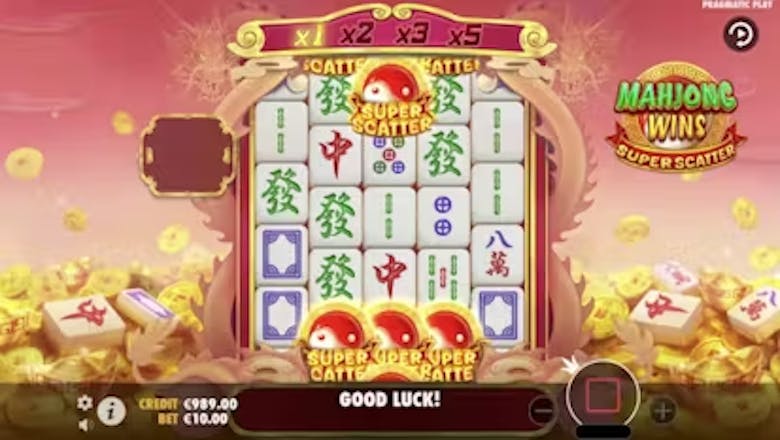 Mahjong Wins Super Scatter Bonus Round