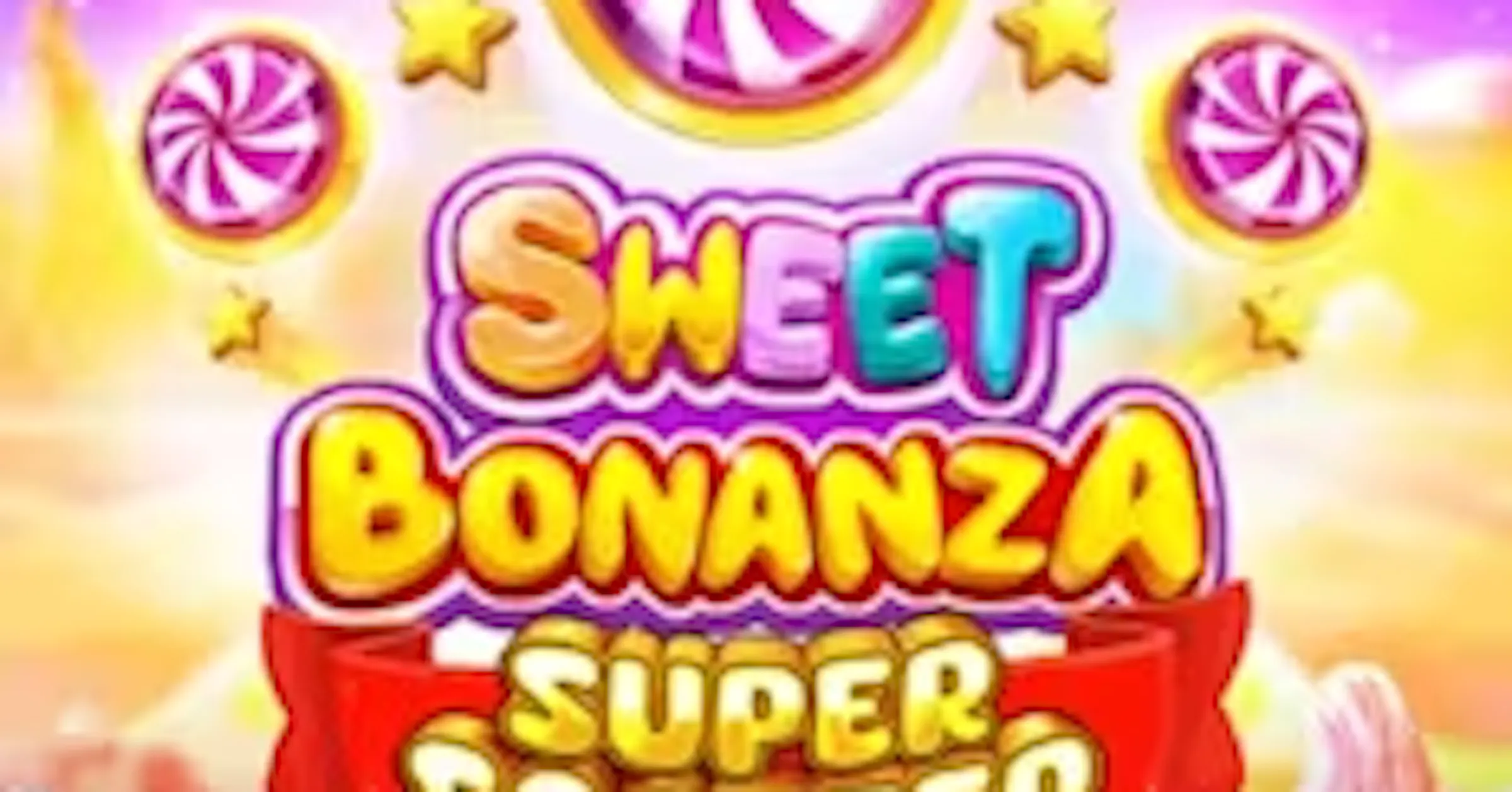 Icono de Super Scatter y multiplicadores en Sweet Bonanza