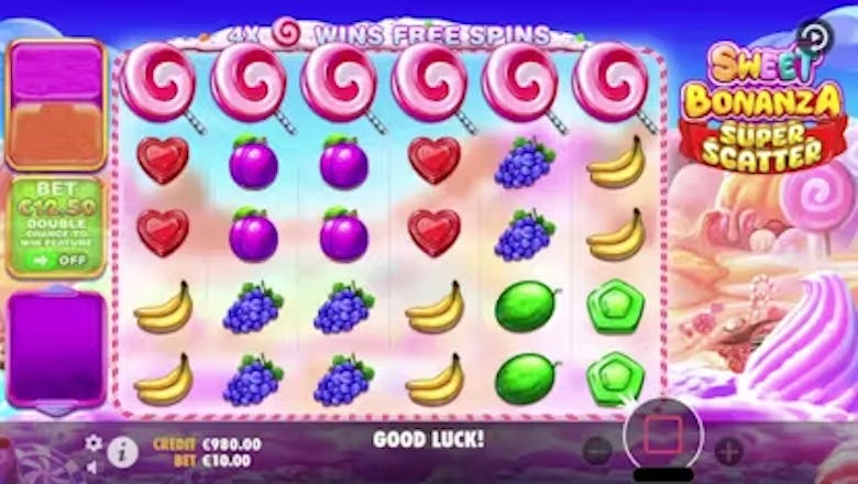 Sweet Bonanza Super Scatter Scatter Feature