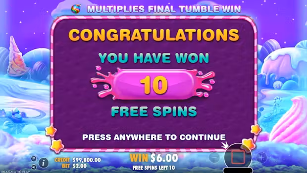 Sweet Bonanza Free Spins