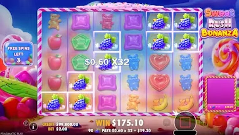 Sweet Rush Bonanza Bonus Feature