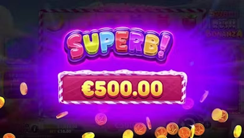 Sweet Rush Bonanza Superb Win