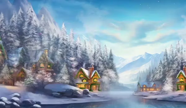 Big Bass Christmas Bash Background