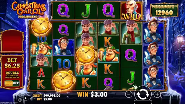 Christmas Carol Megaways Gameplay