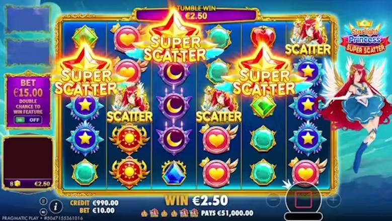 Starlight Princess Super Scatter - Super Free Spins