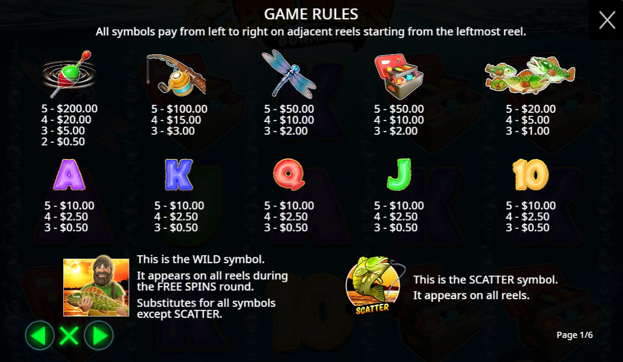 Big Bass Bonanza Symbols