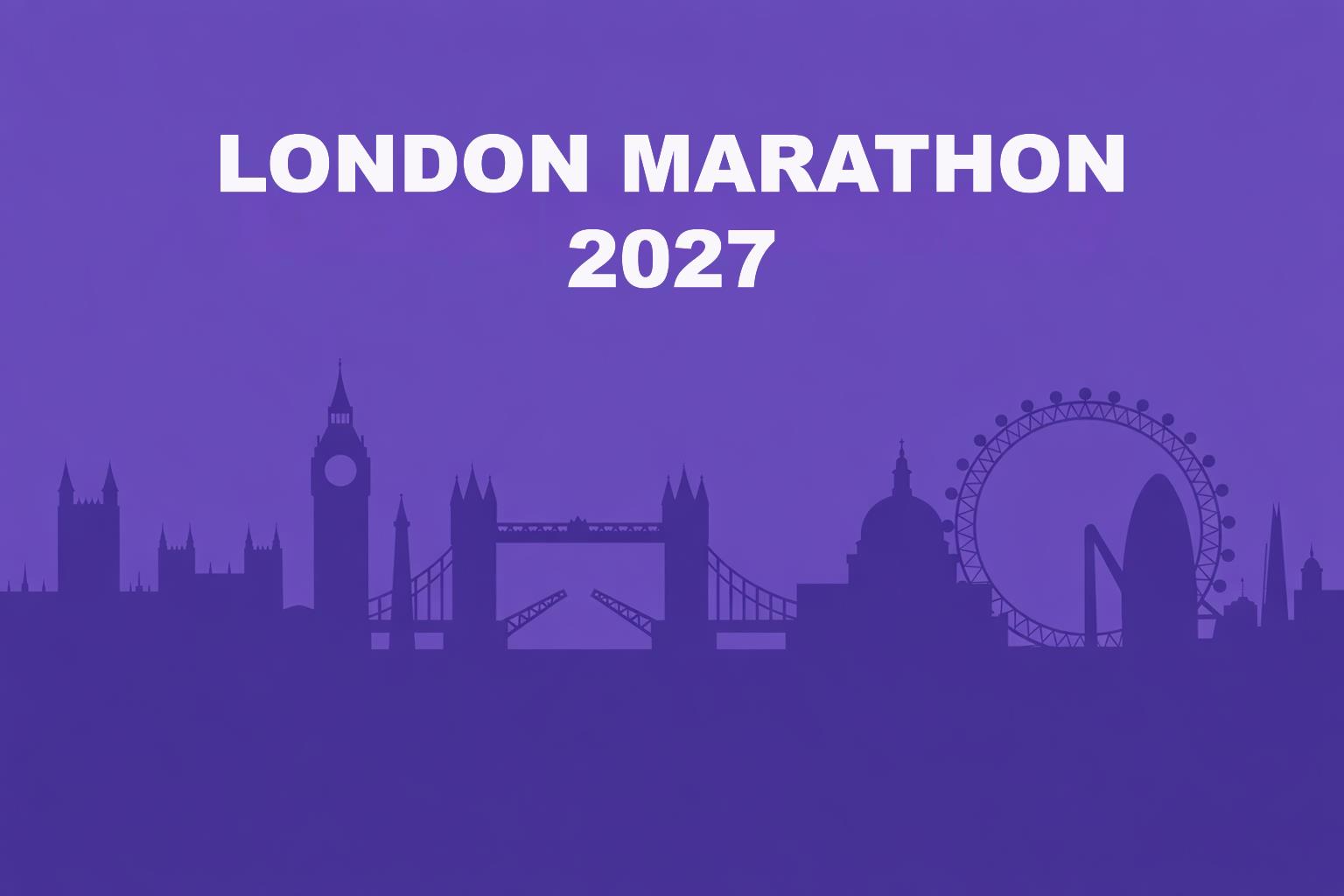 London Marathon 2027.