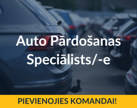 Auto Pārdošanas Speciālists/-e