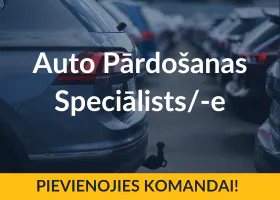 Auto Pārdošanas Speciālists/-e