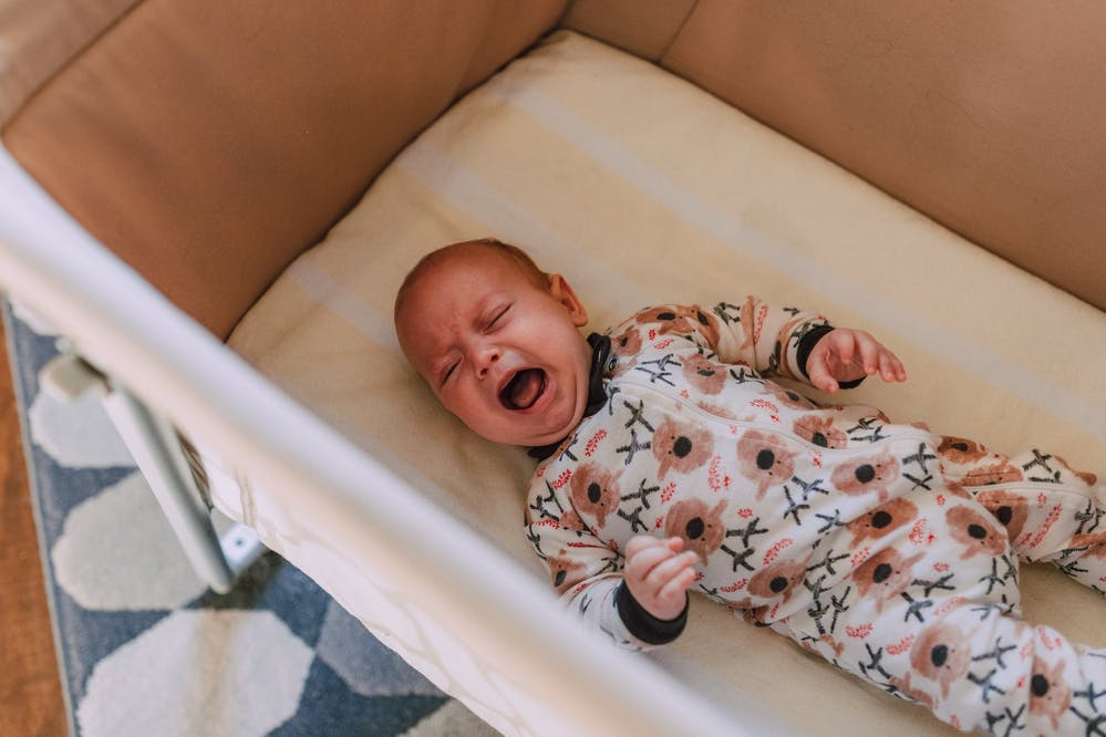 six month old baby screaming during the night