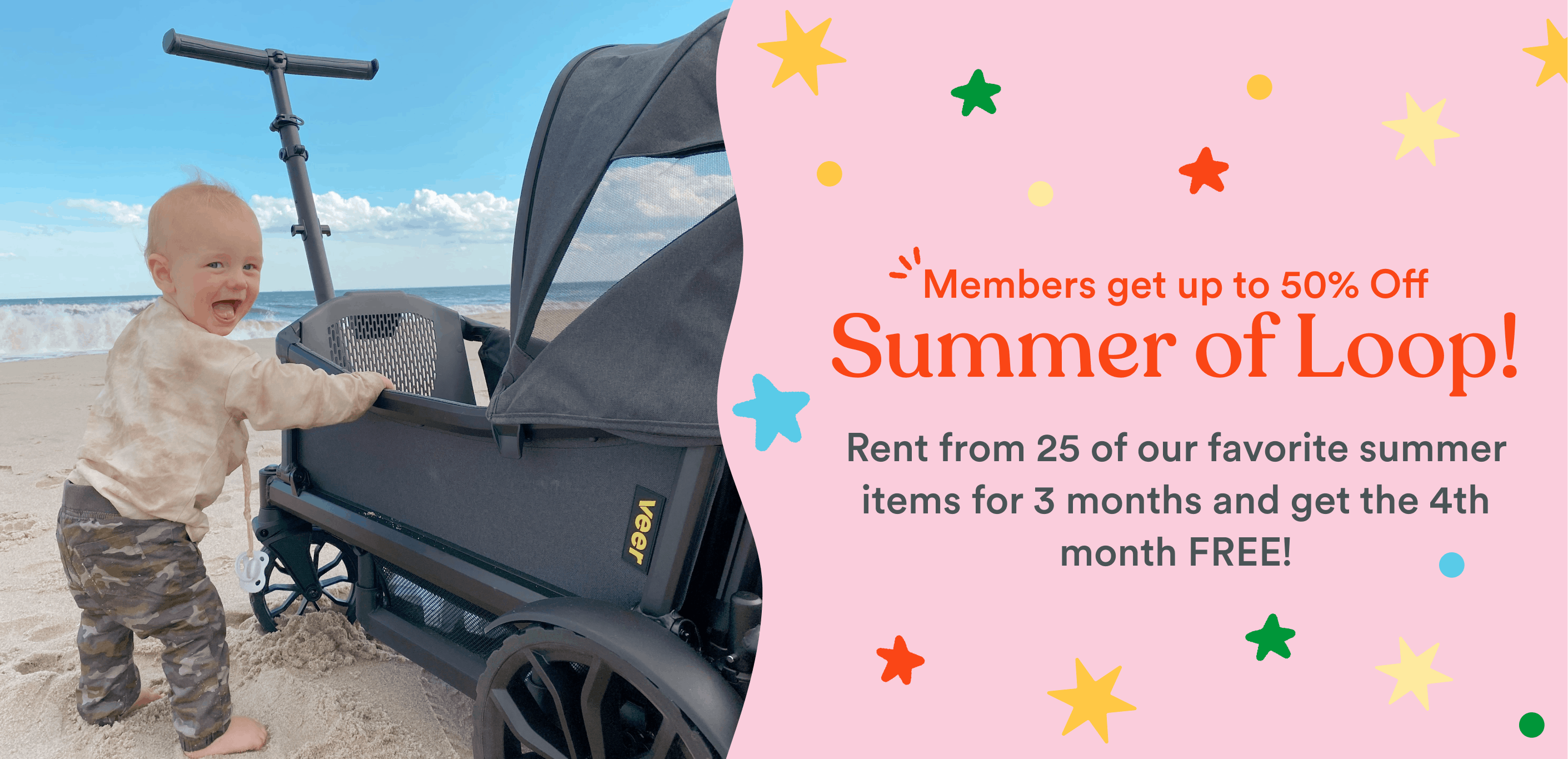 Summer of Loop! Members get up to 50% off summer gear!