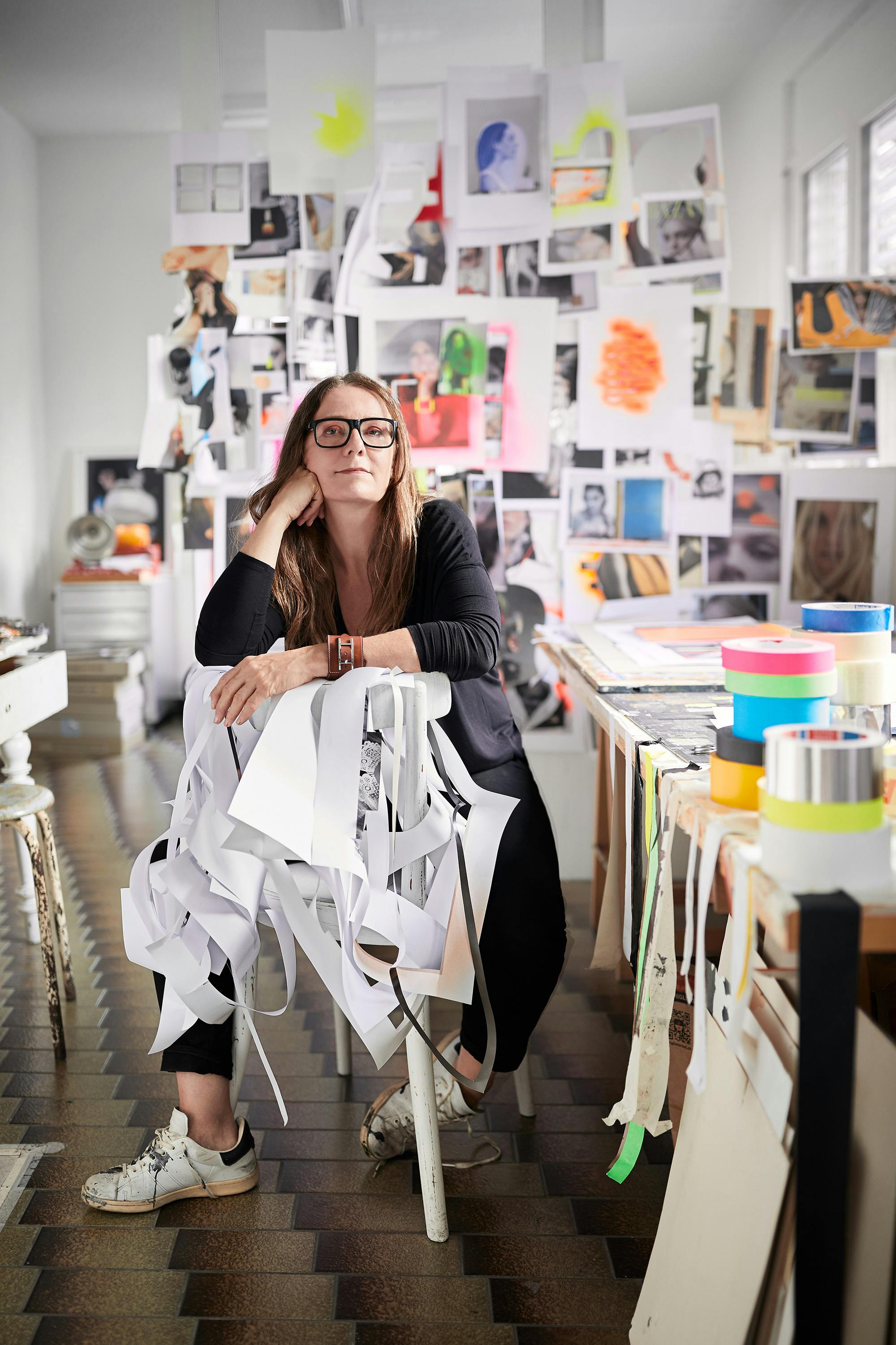 Portrait of the artist Monique Baumann