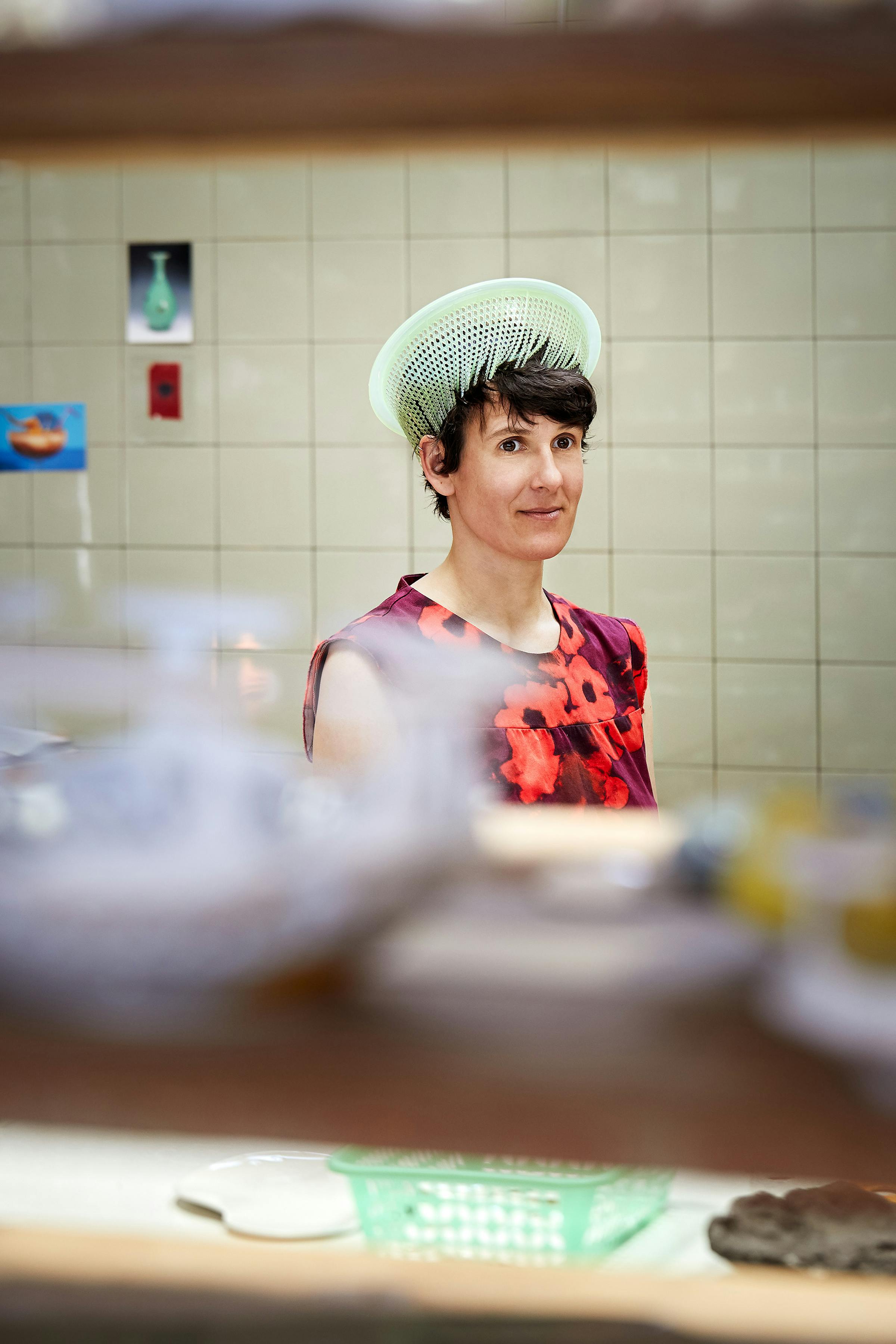 Portrait of the textile designer and ceramicist Estelle Gassmann