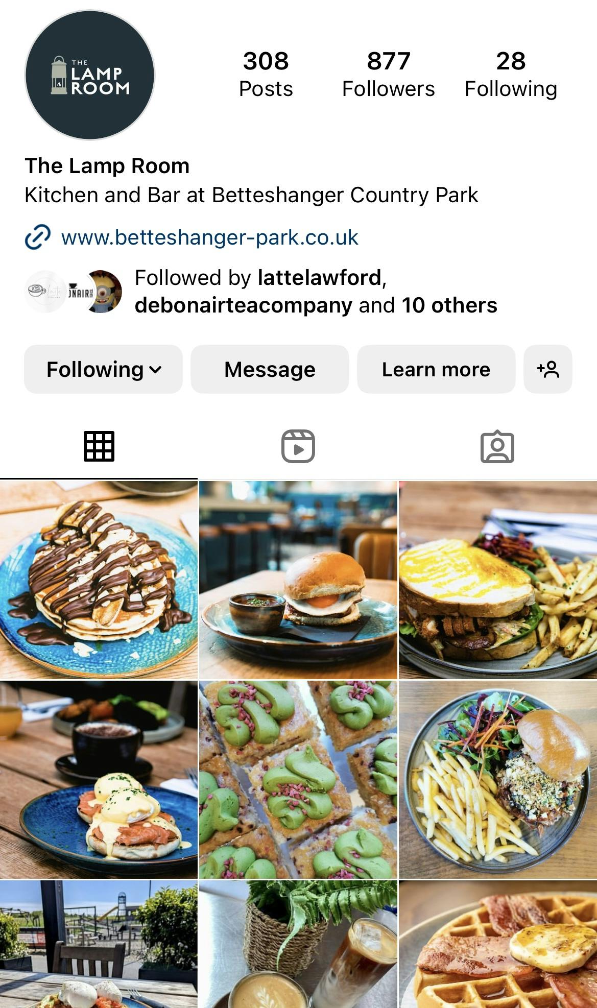 The Lamp Room Instagram