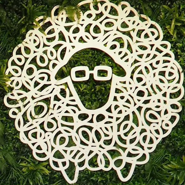 Lost Sheep Coffee logo on green plant background