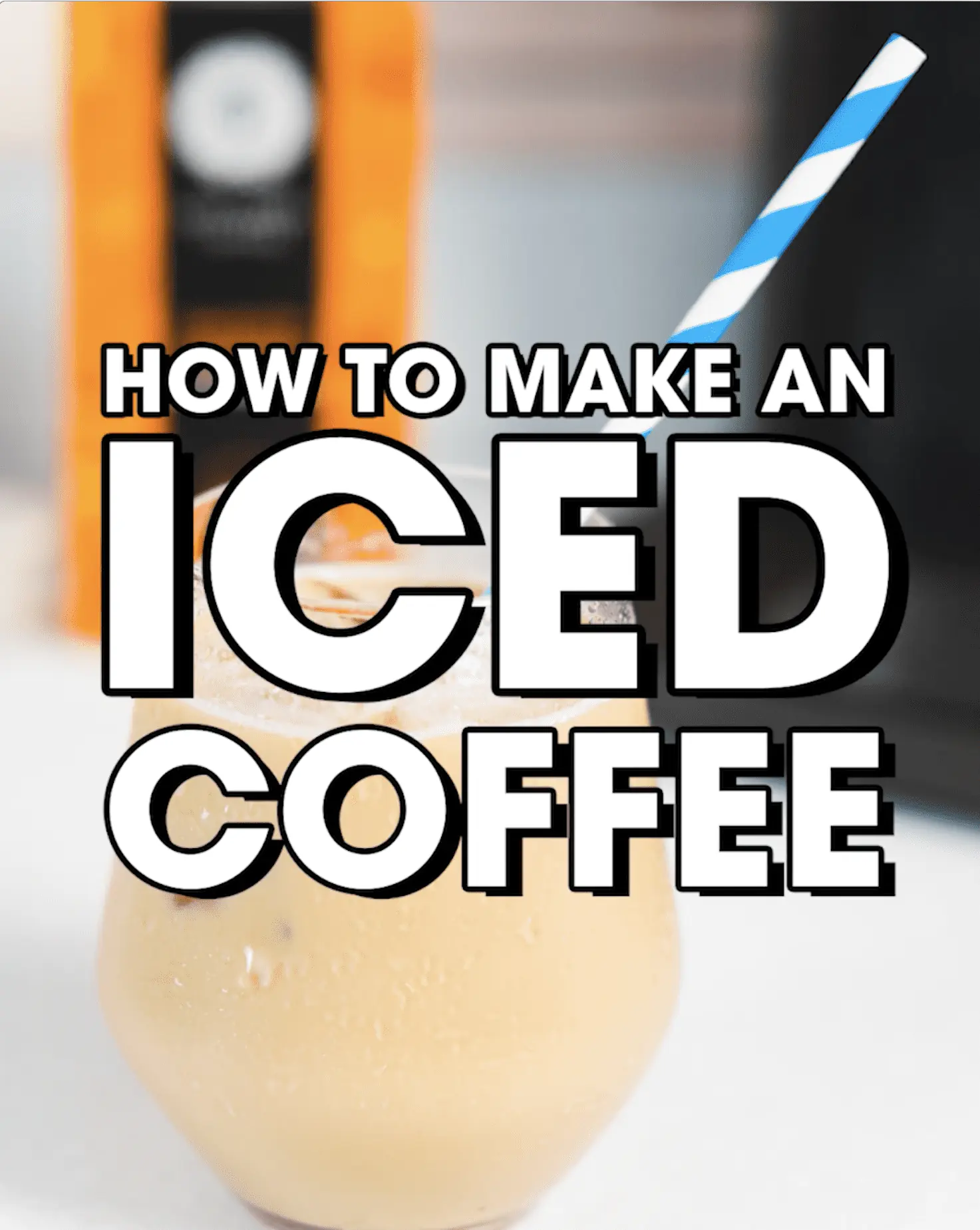 How to make an Iced Coffee with lost sheep coffee