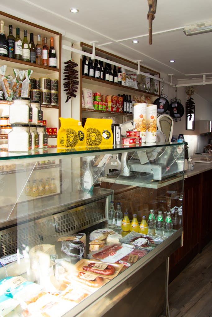 Lost Sheep coffee on the counter in Rulu's cafe, Whistable