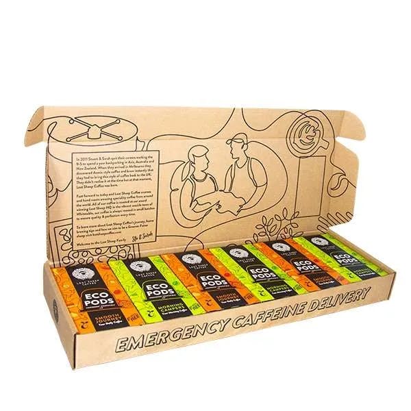 Lost Sheep Coffee eco pods - Emergency Caffeine Delivery