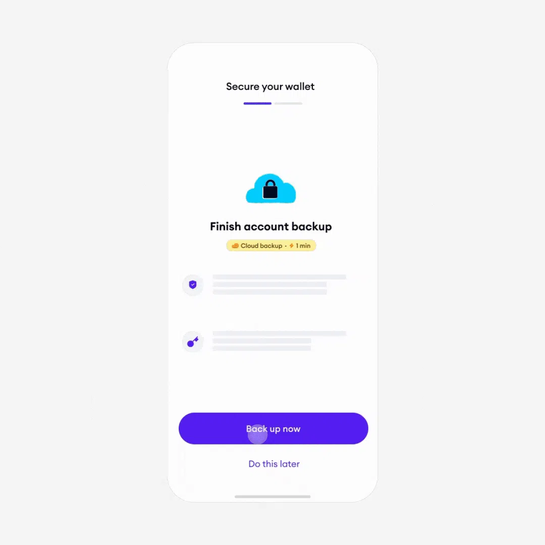 Final account recovery concept: Encrypted back ups and one time passwords