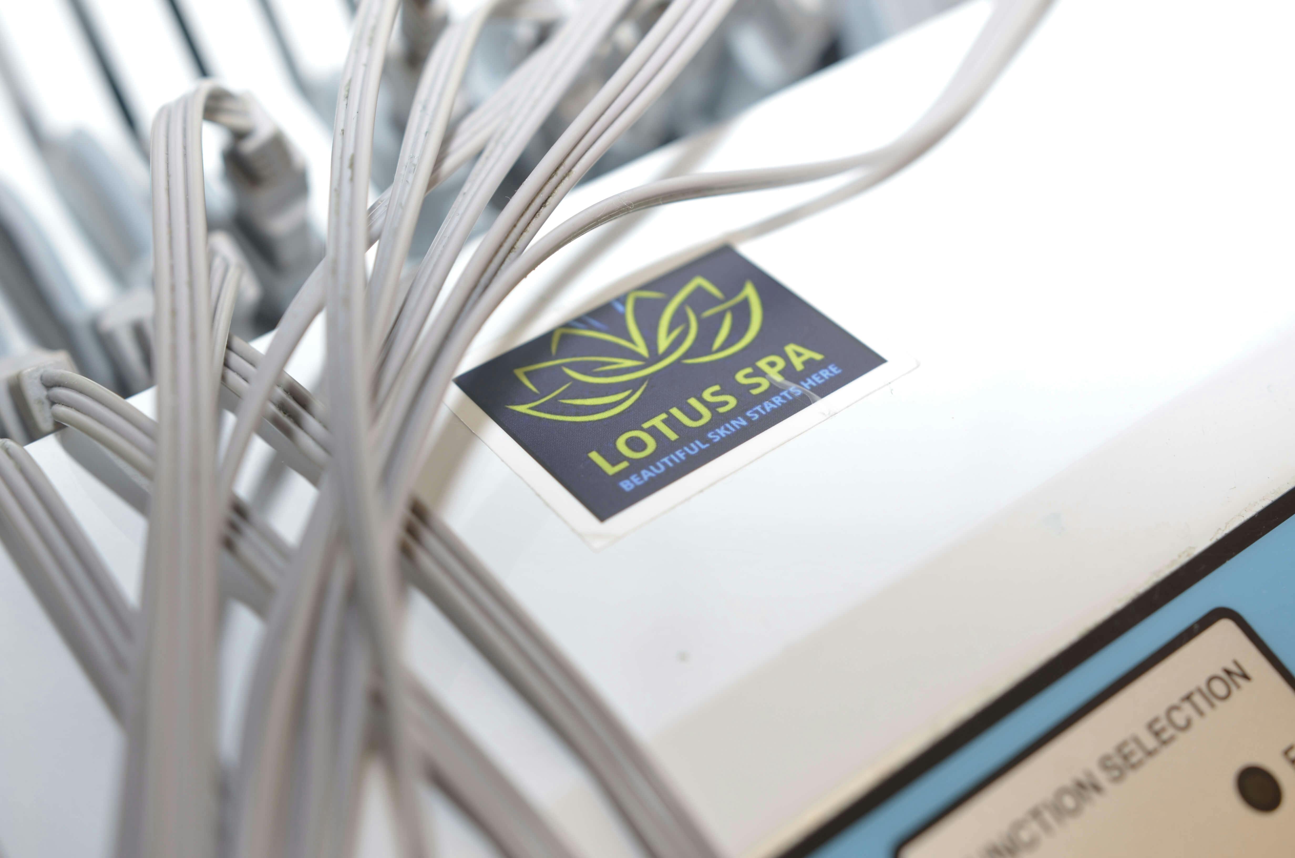 Lotus spa equipment.