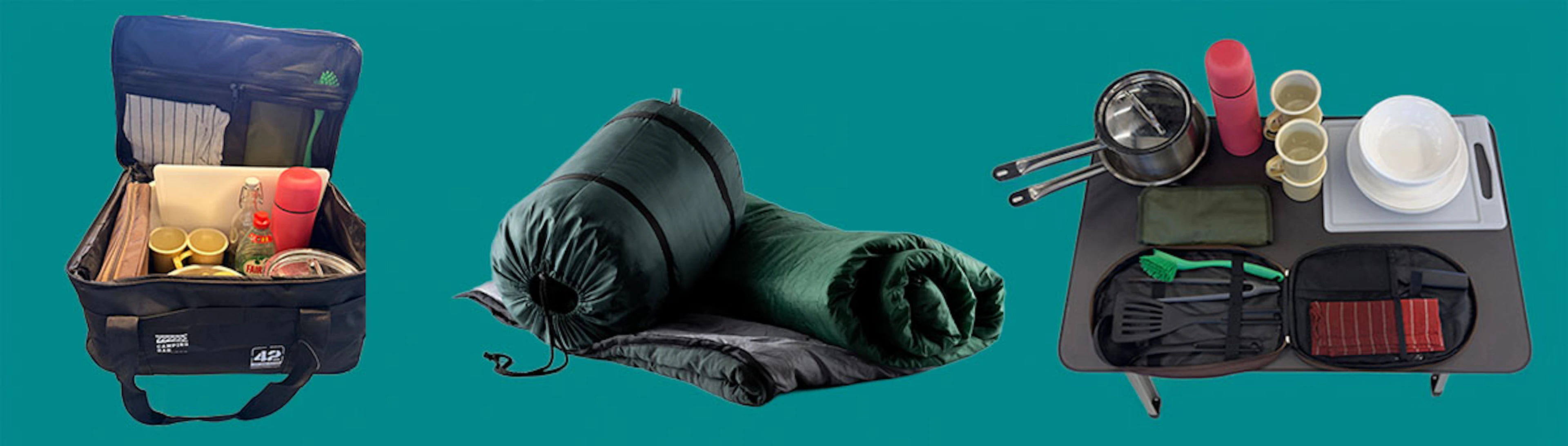Camping equipment available to rent at Lotus Car Rental