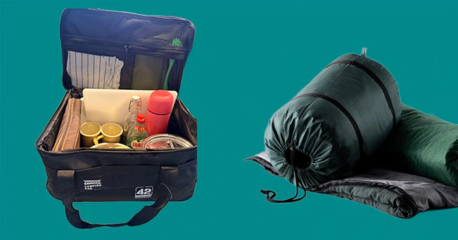Camping equipment available to rent at Lotus Car Rental
