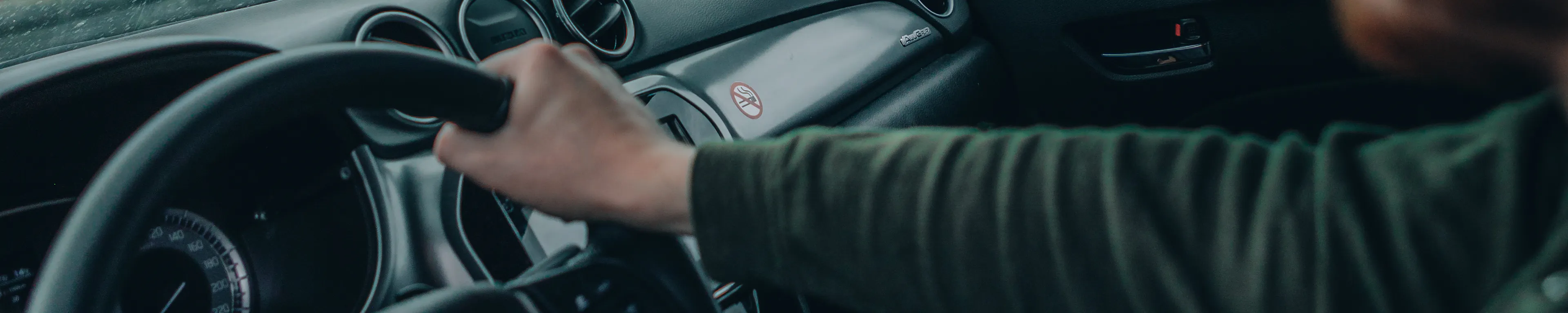 Driver pov suv interior mountains