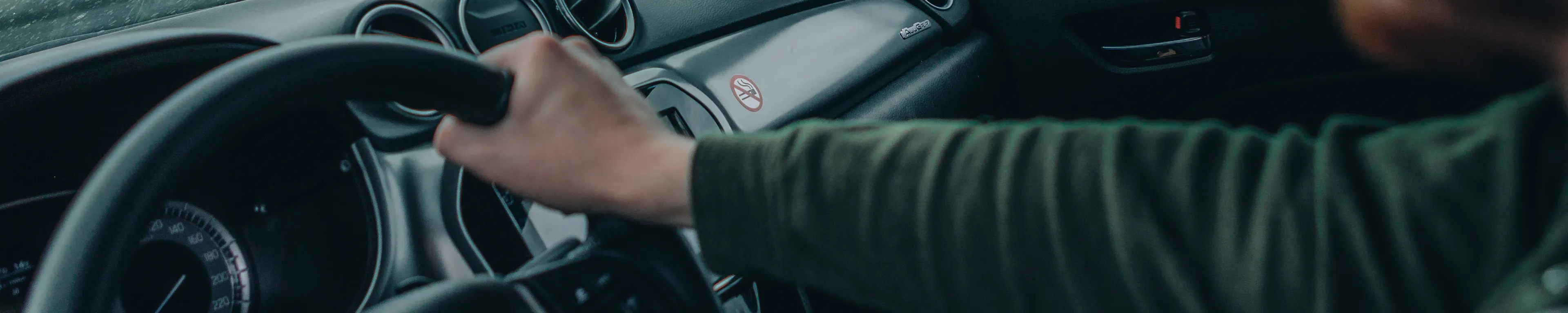 Driver pov suv interior mountains