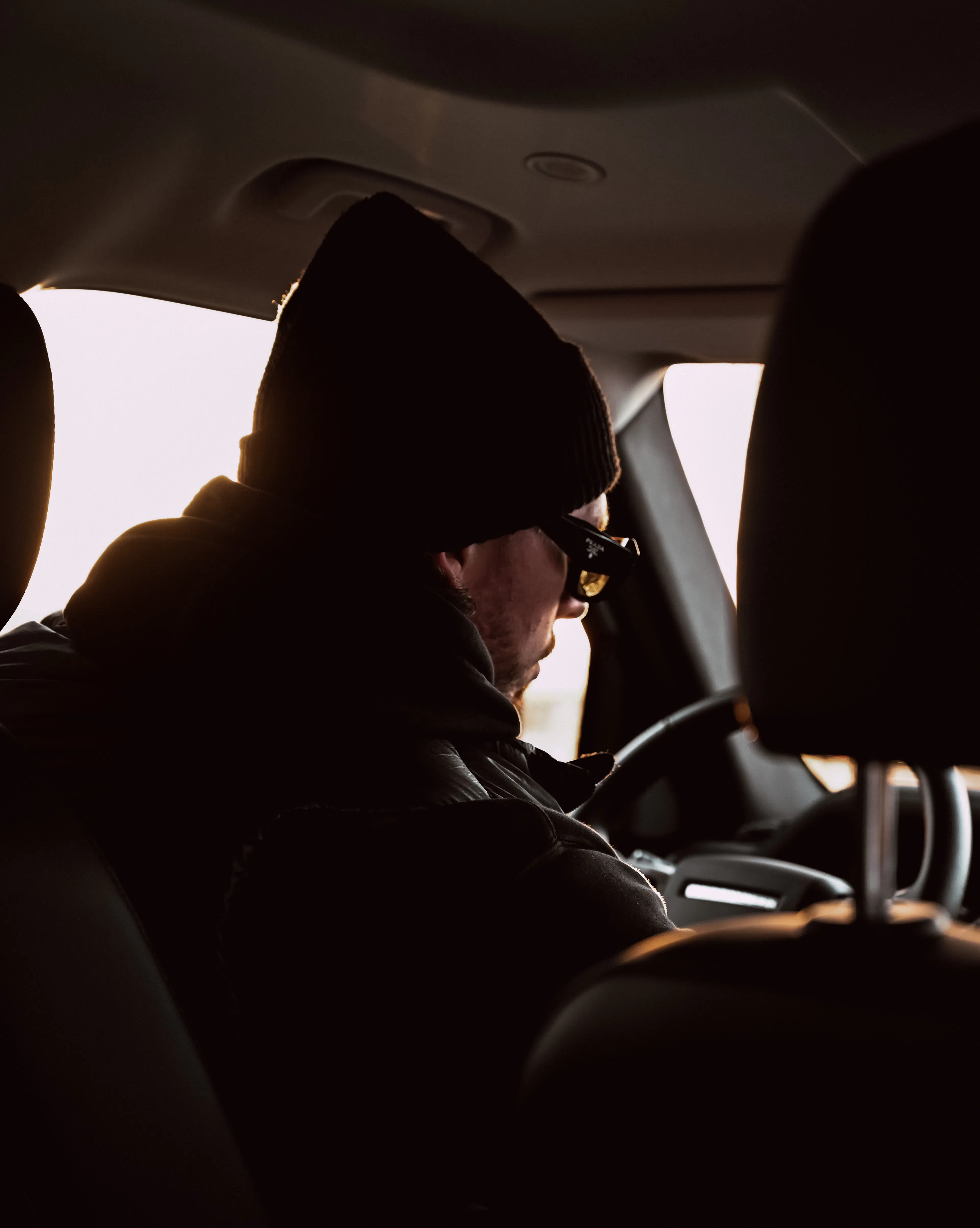 Driver winter jacket interior
