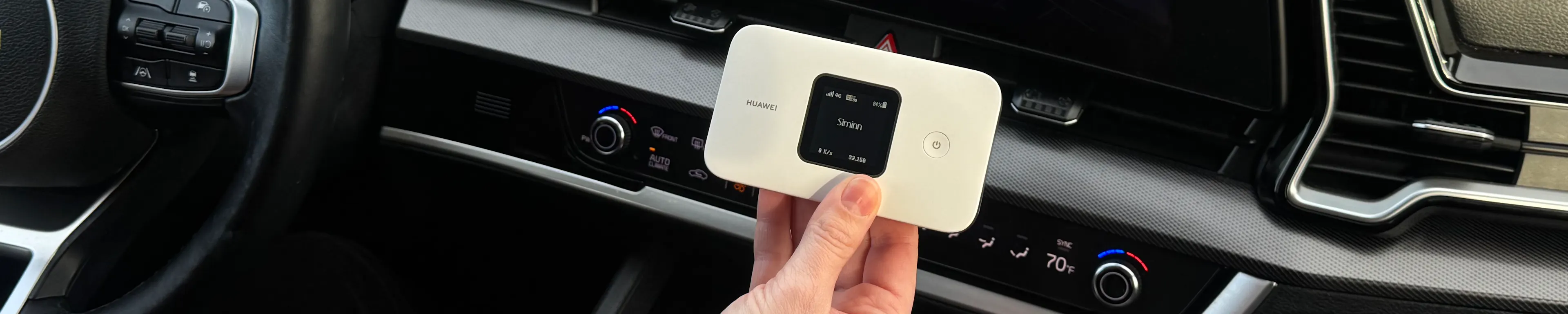 Portable wifi hotspot rental car