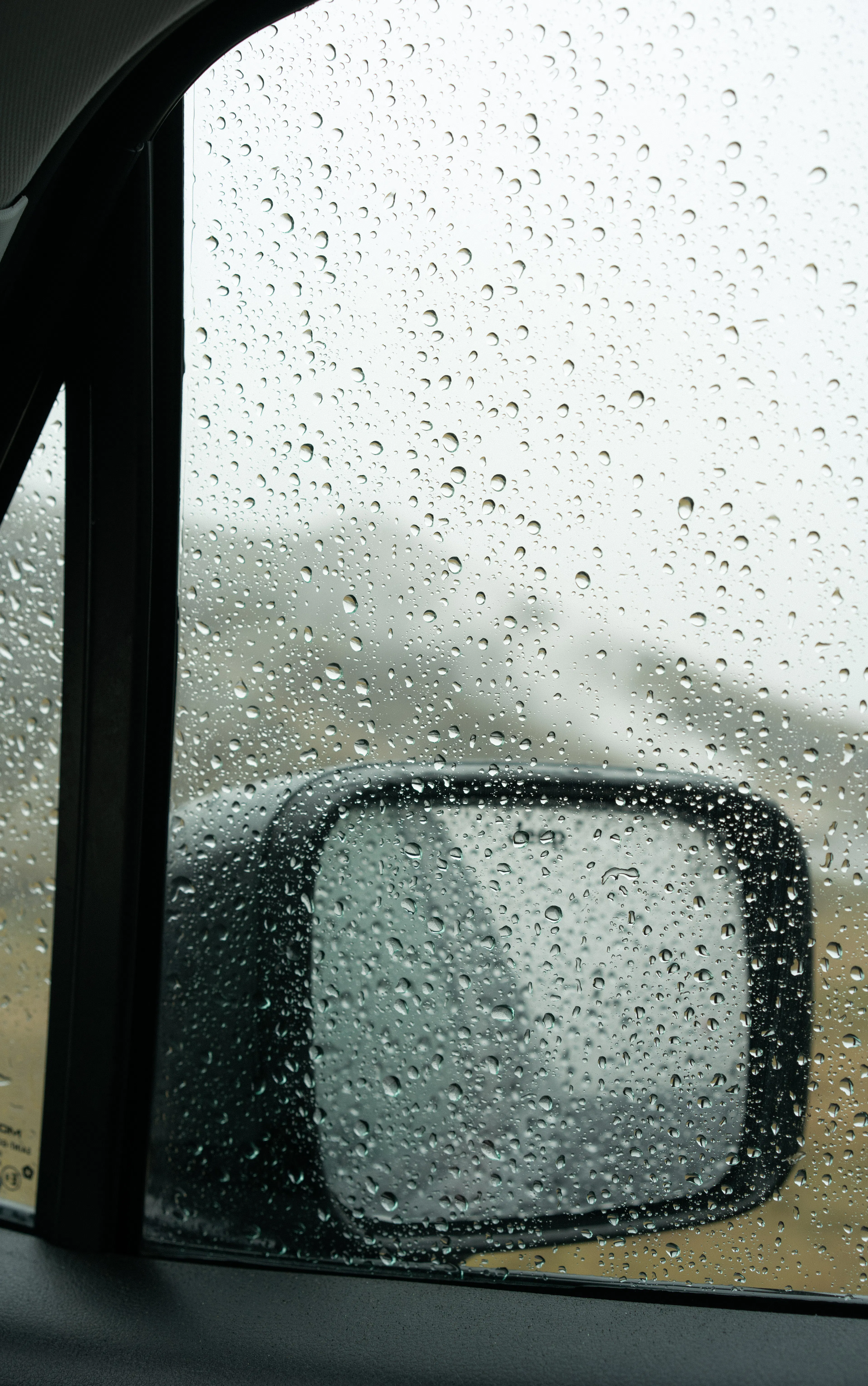 Rainy window side mirror