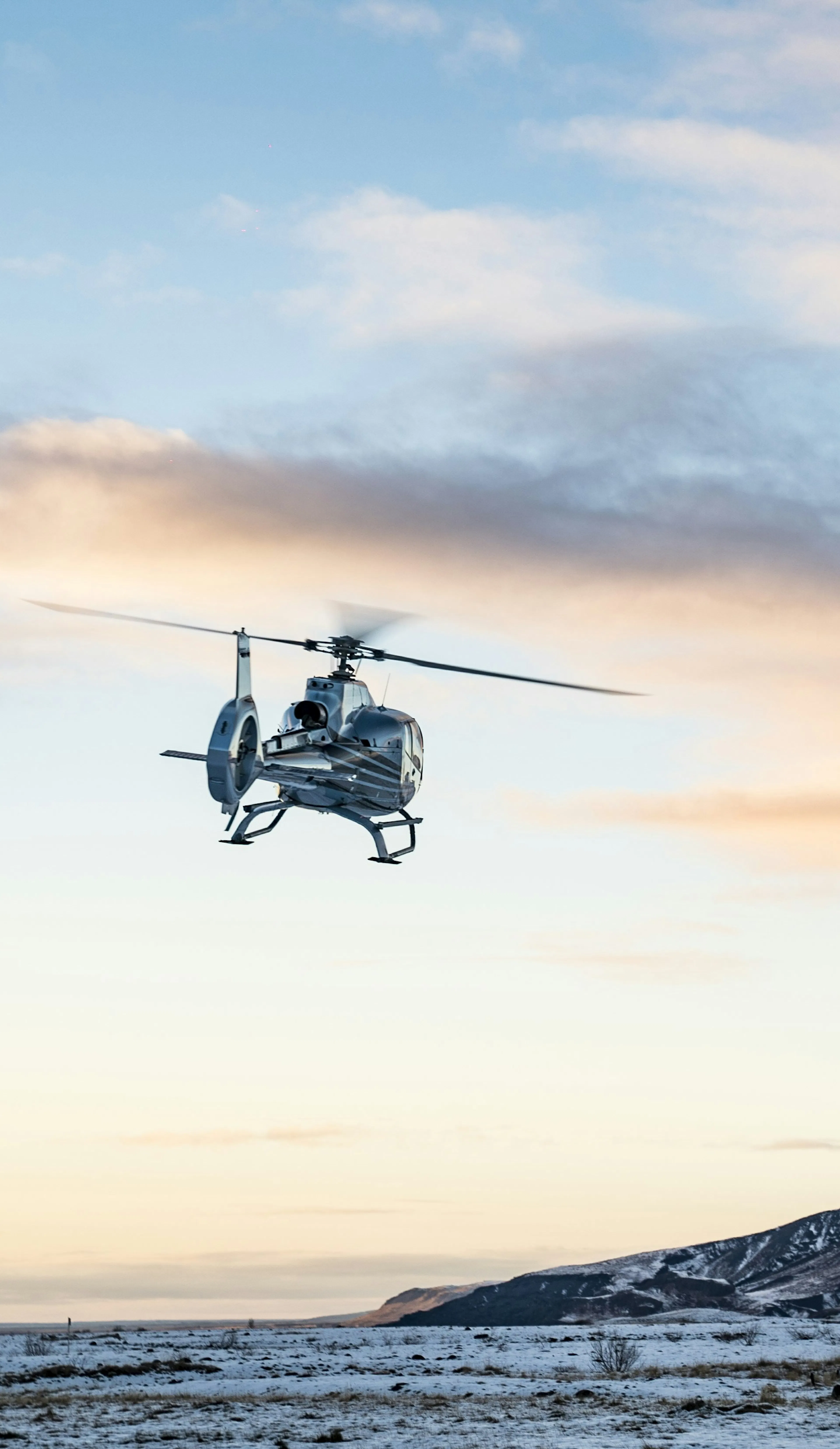 Helicopter tour winter