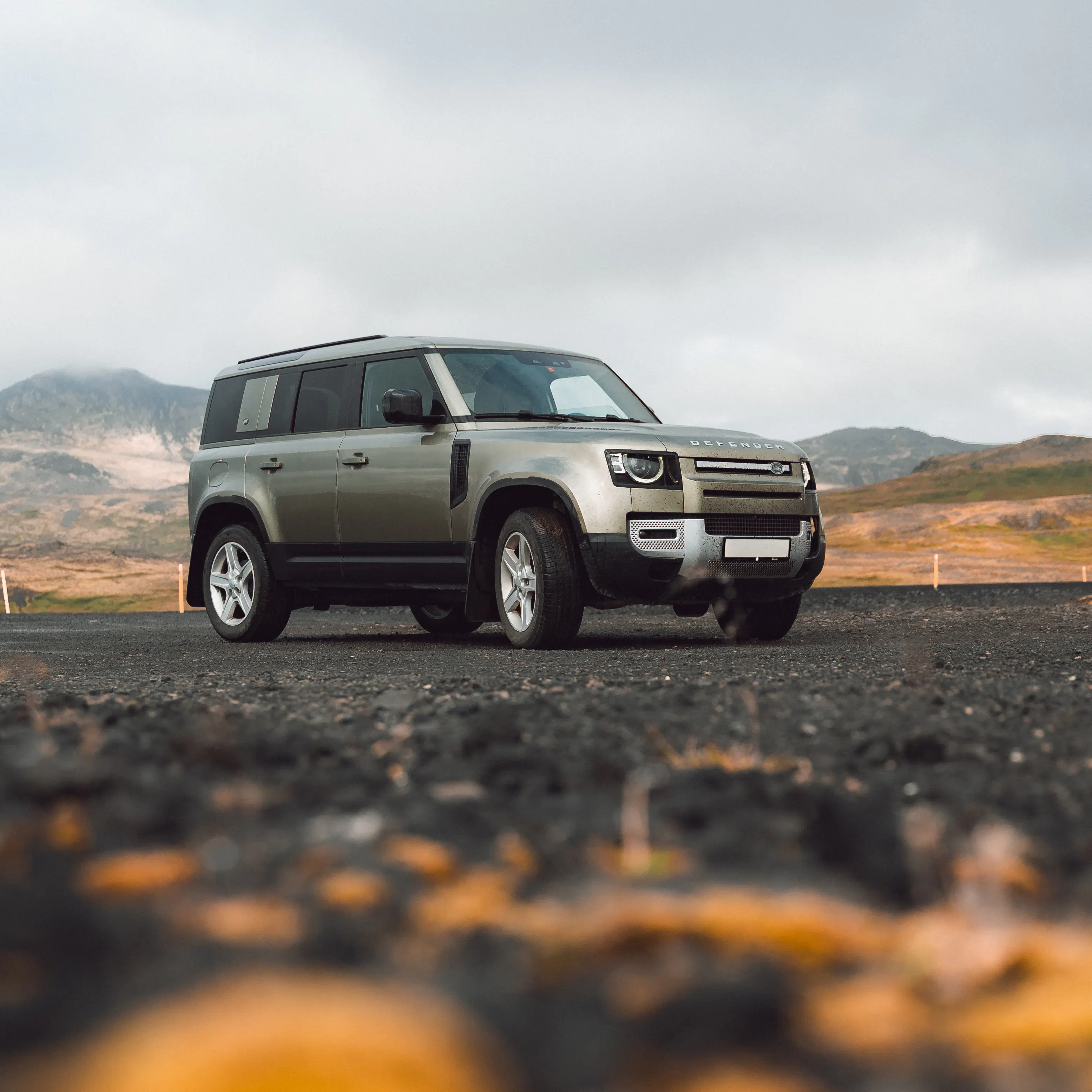 Defender mossy lava low angle