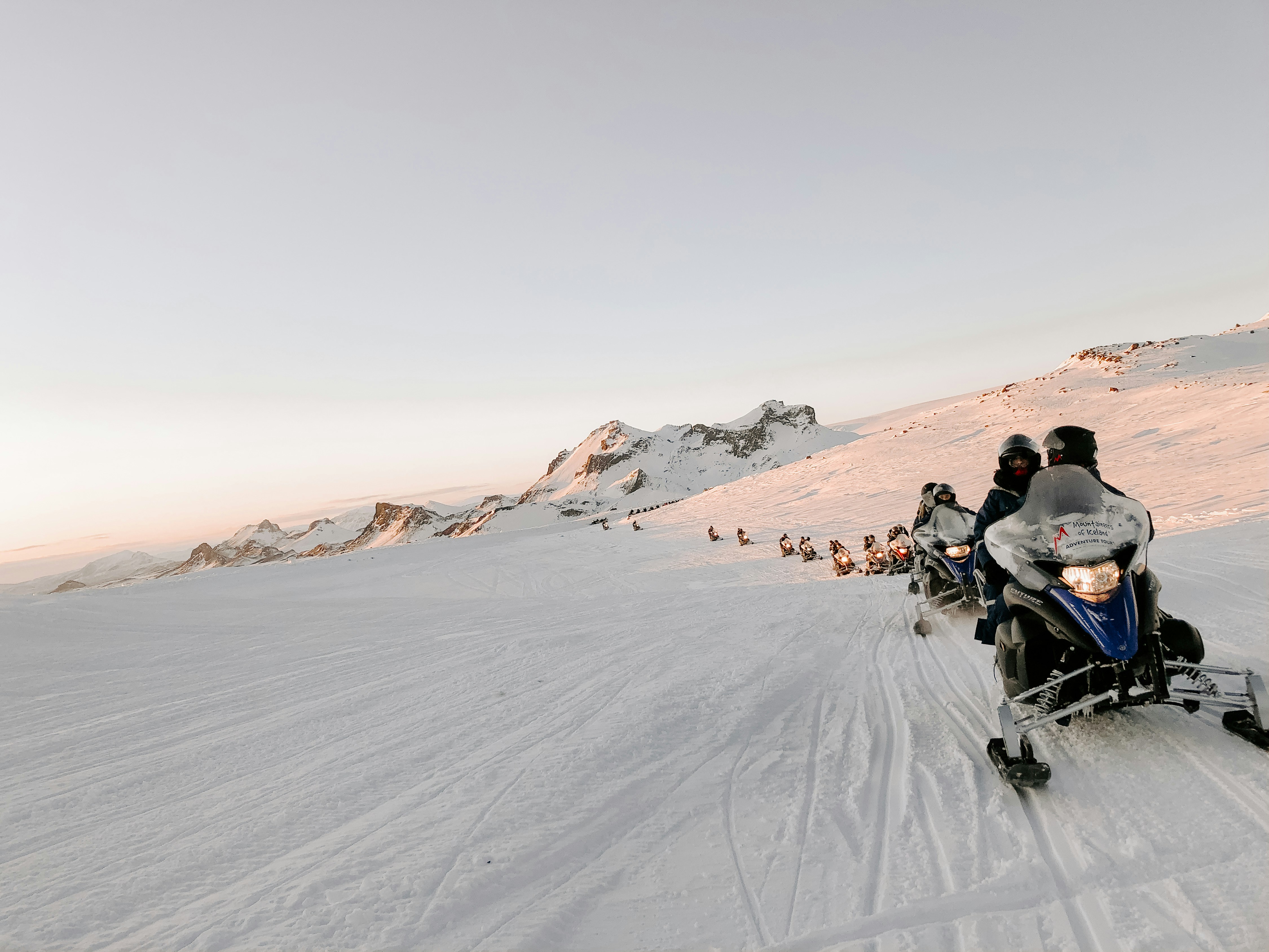 Snowmobiling in Iceland