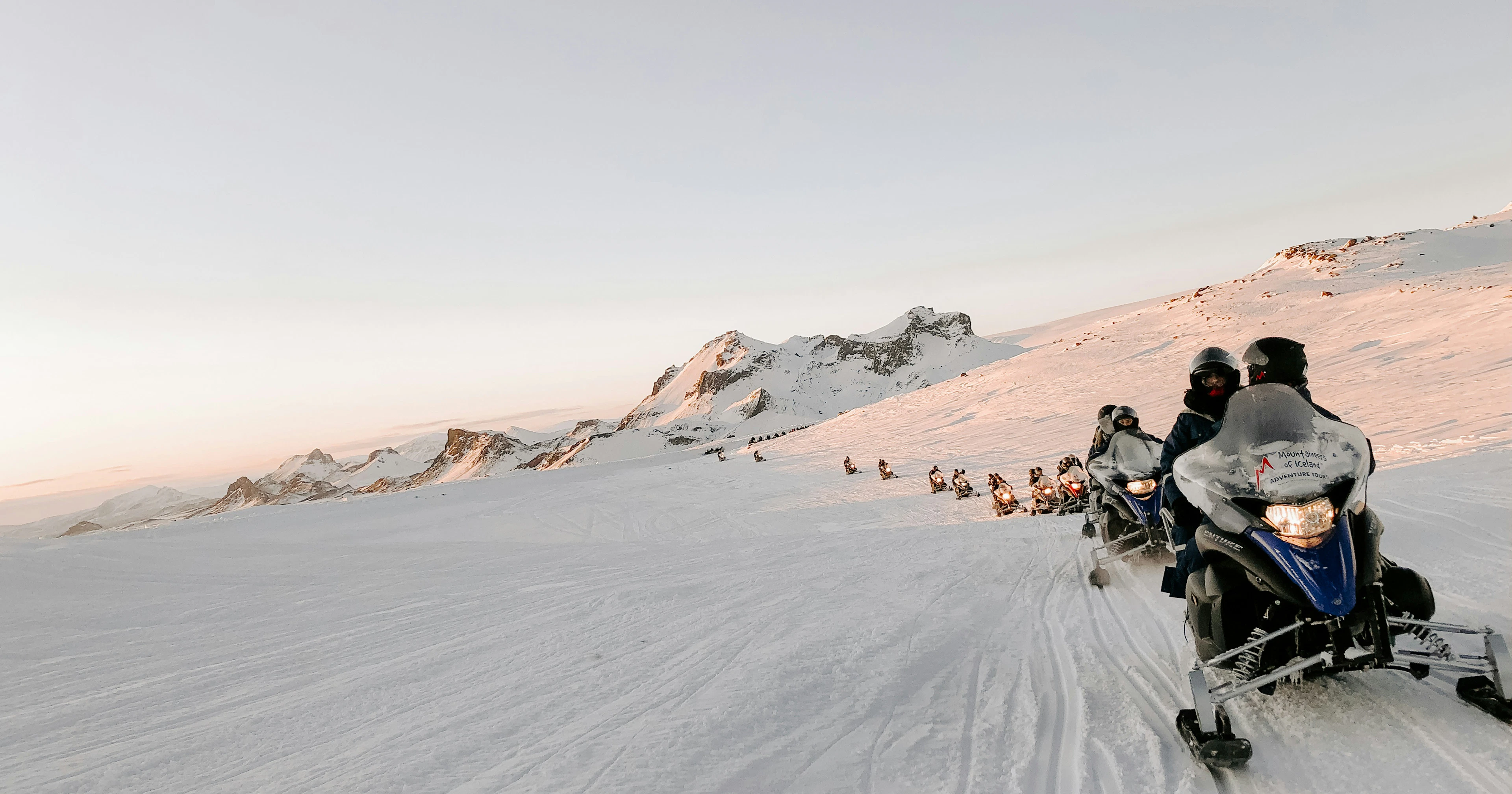 Snowmobiling in Iceland