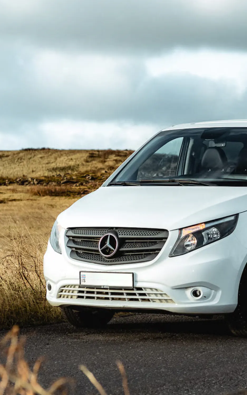 Mercedes-Lieferwagen Außenansicht