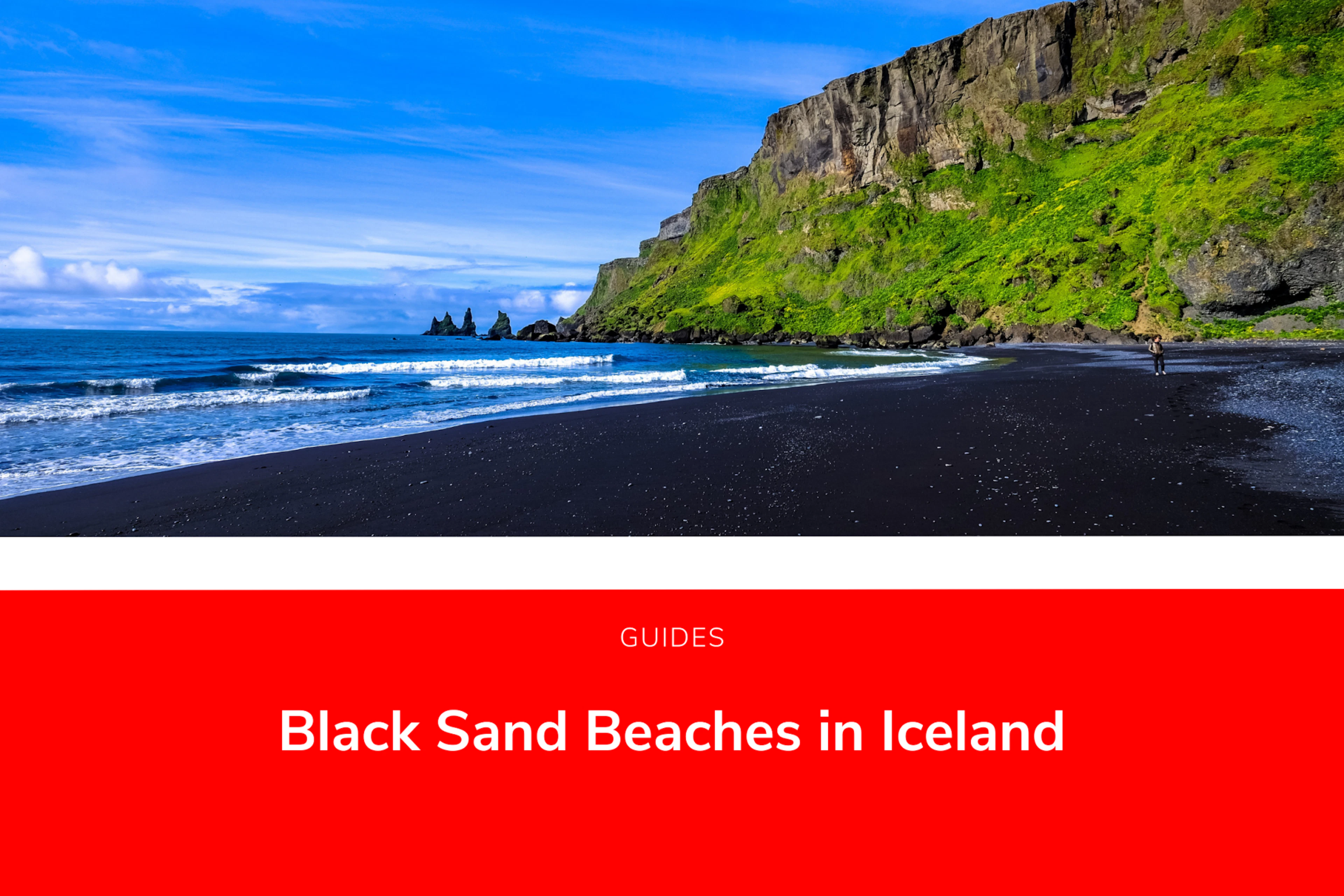 Black Sand Beaches in Iceland