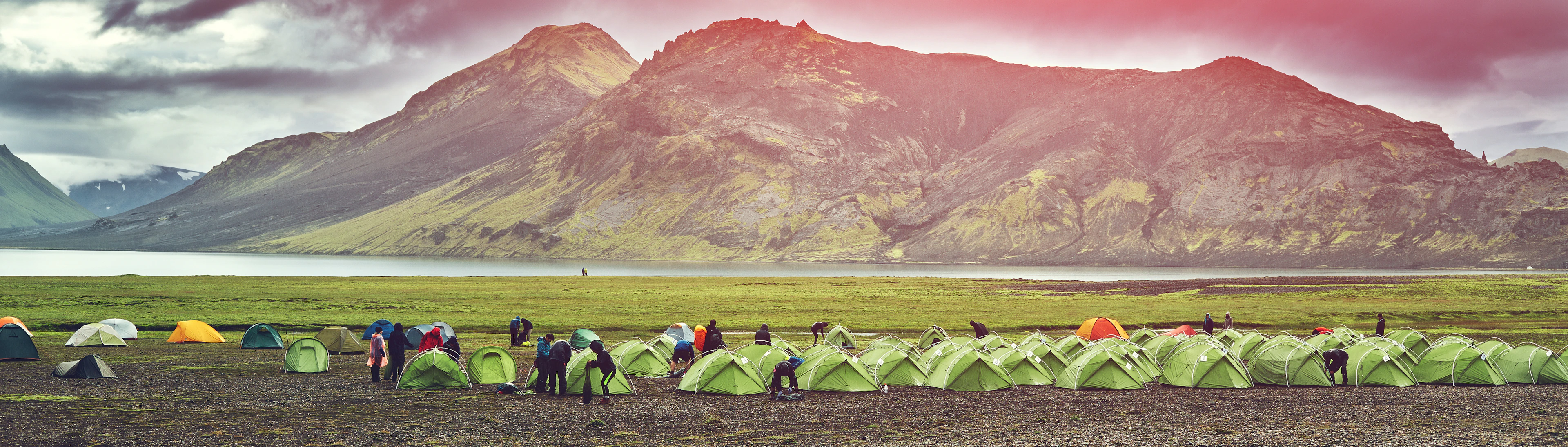 Camping in Landmannalaugar