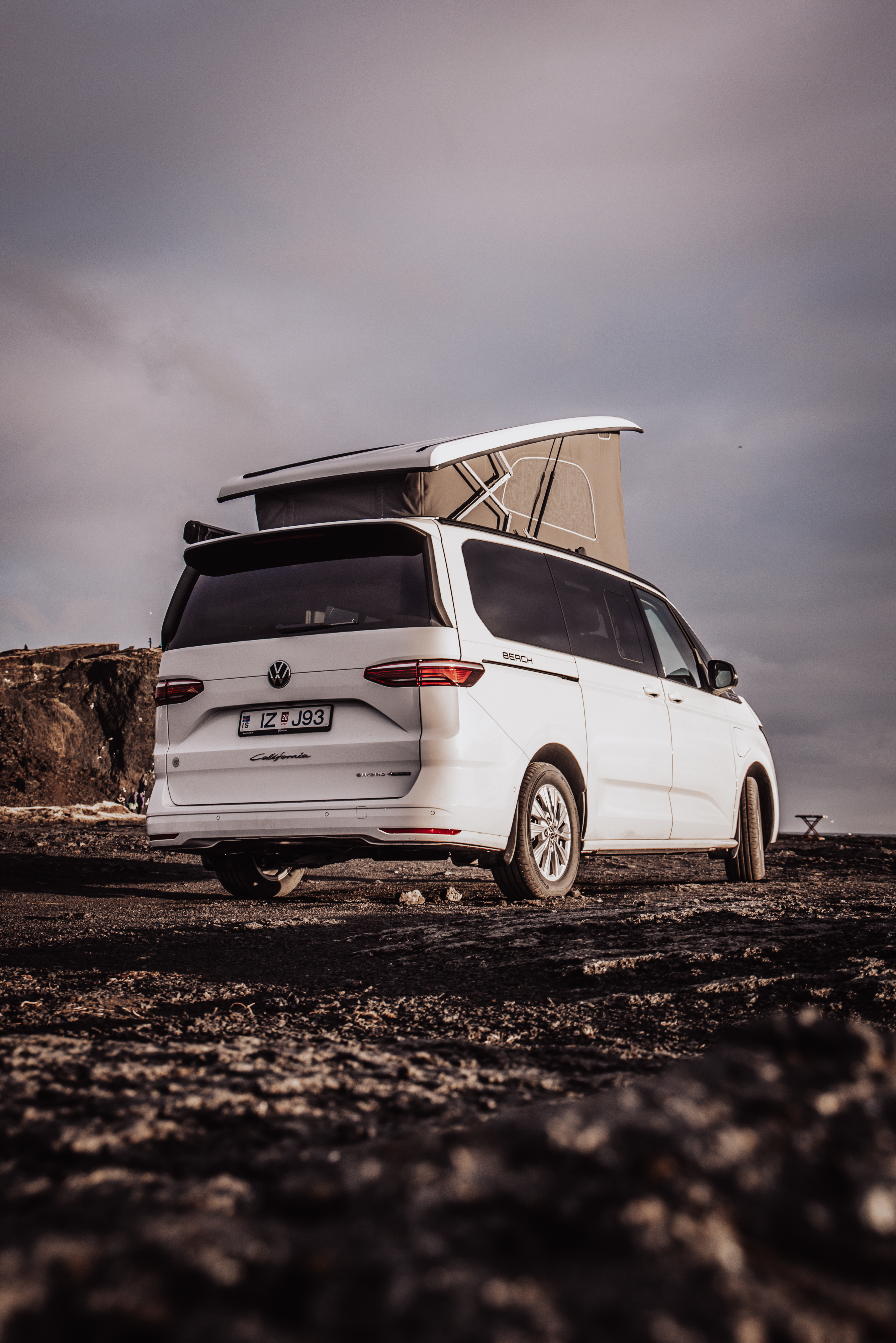 California Camper with Rooftent Lifted
