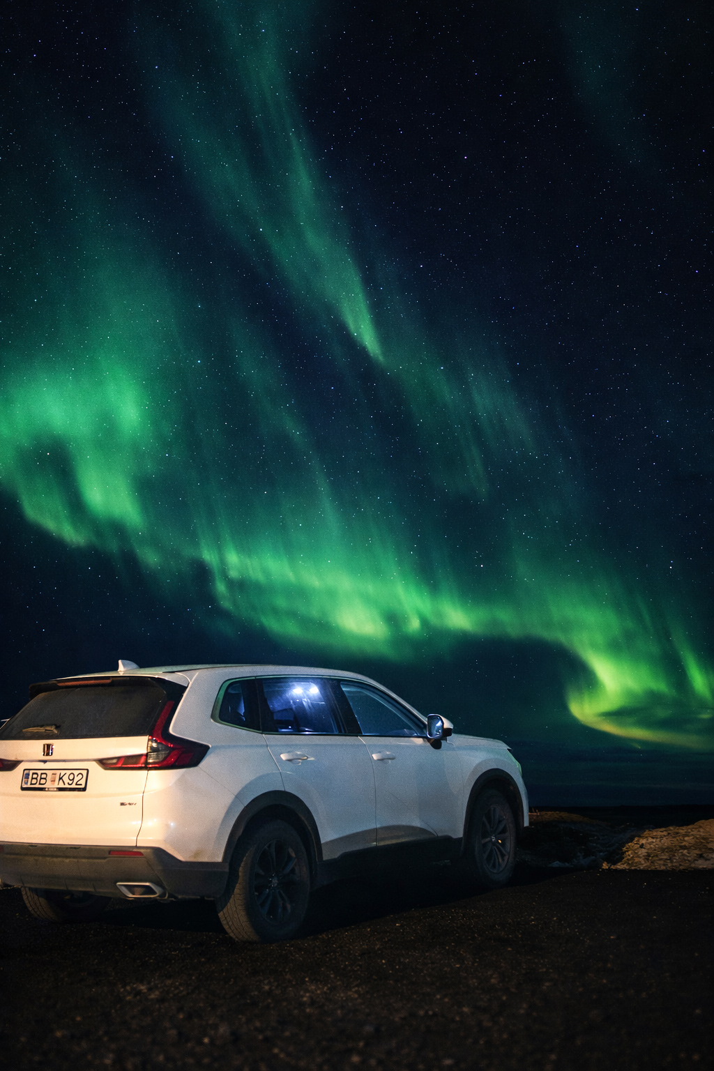 Aurora in Iceland During March