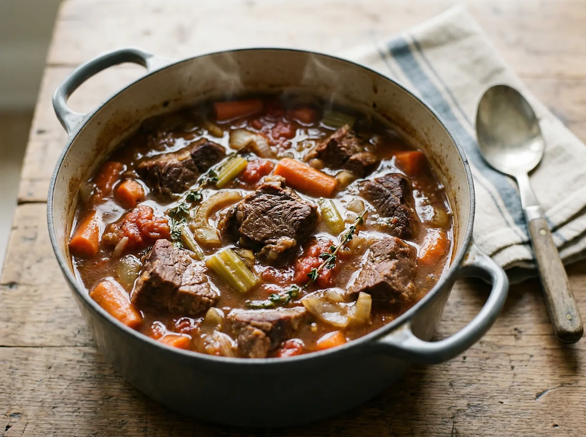 Classic Slow Cooked Beef Casserole