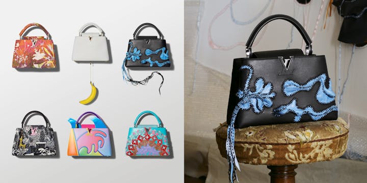 Louis Vuitton team up with Sotheby's on remade bag collection