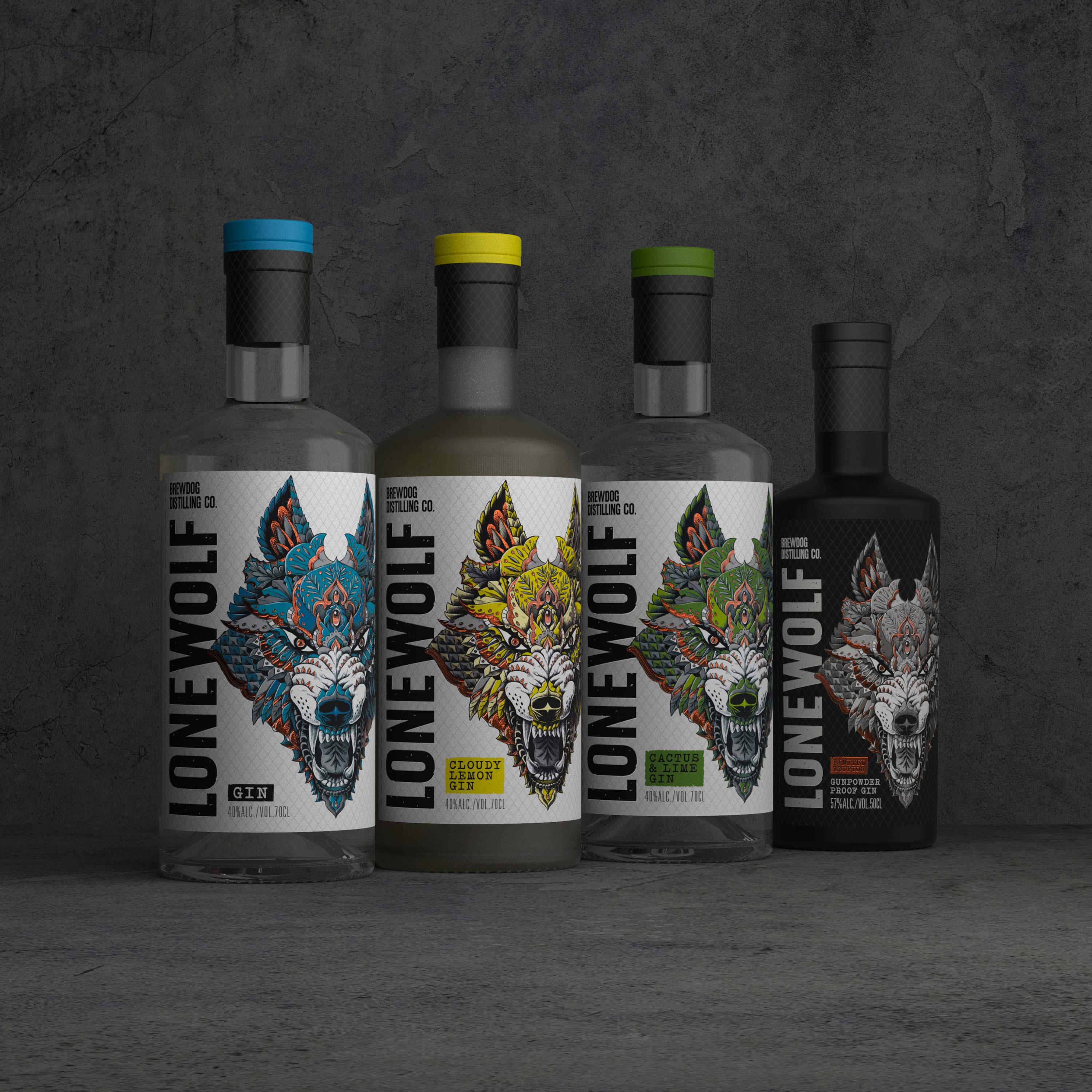 BrewDog Lonewolf Gin Branding And Packaging Design Case Study