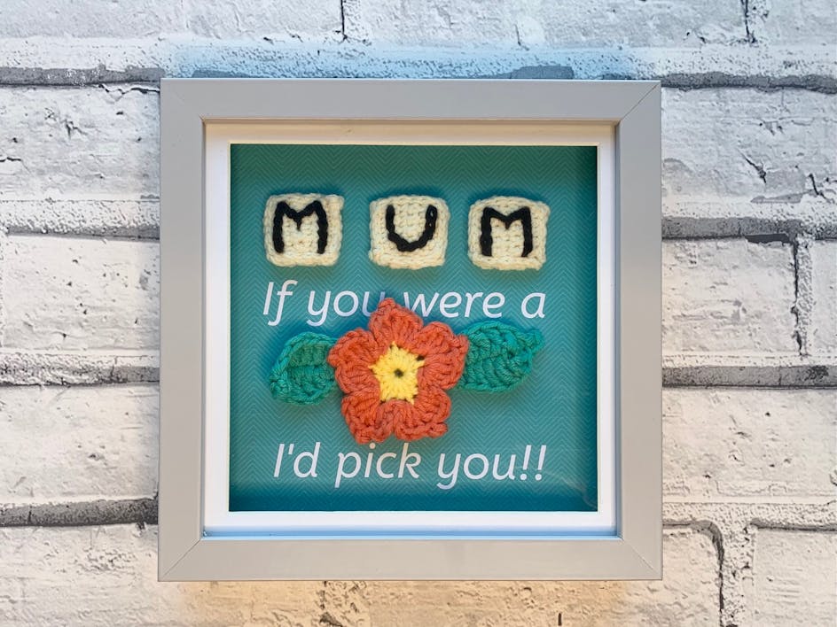 Crochet a cute keepsake for your mum!