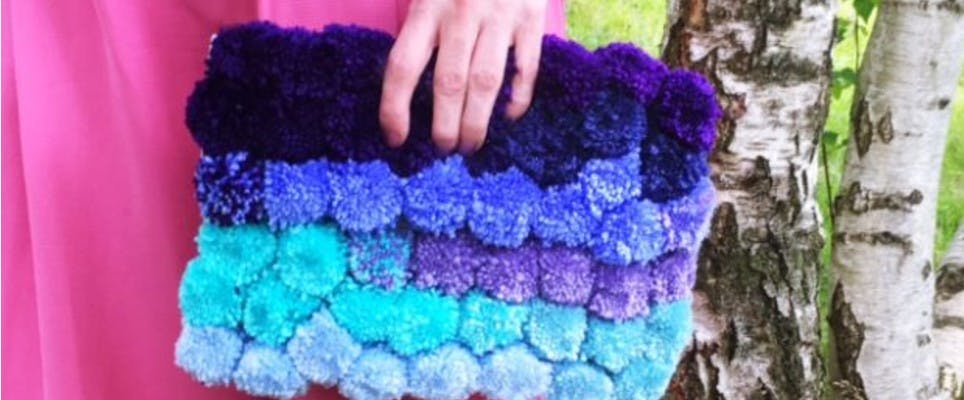 How to make a pombré purse